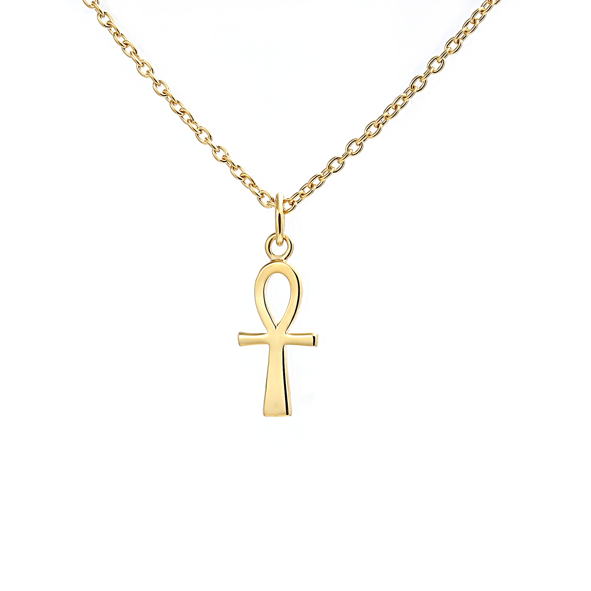 Ankh Sterling Silver Necklace - Mima's Of Warwick, LLC