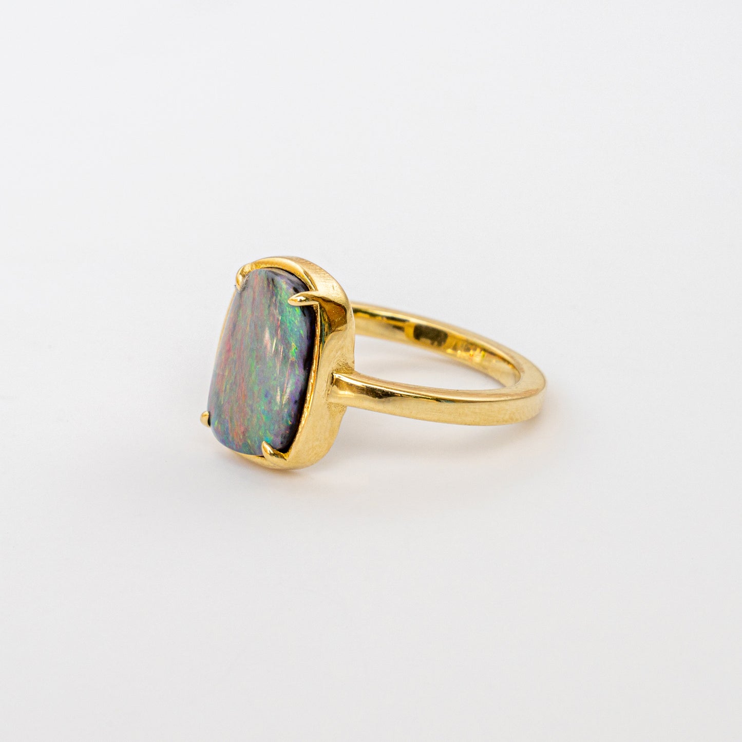 Black Opal One of A Kind Ring No. 2