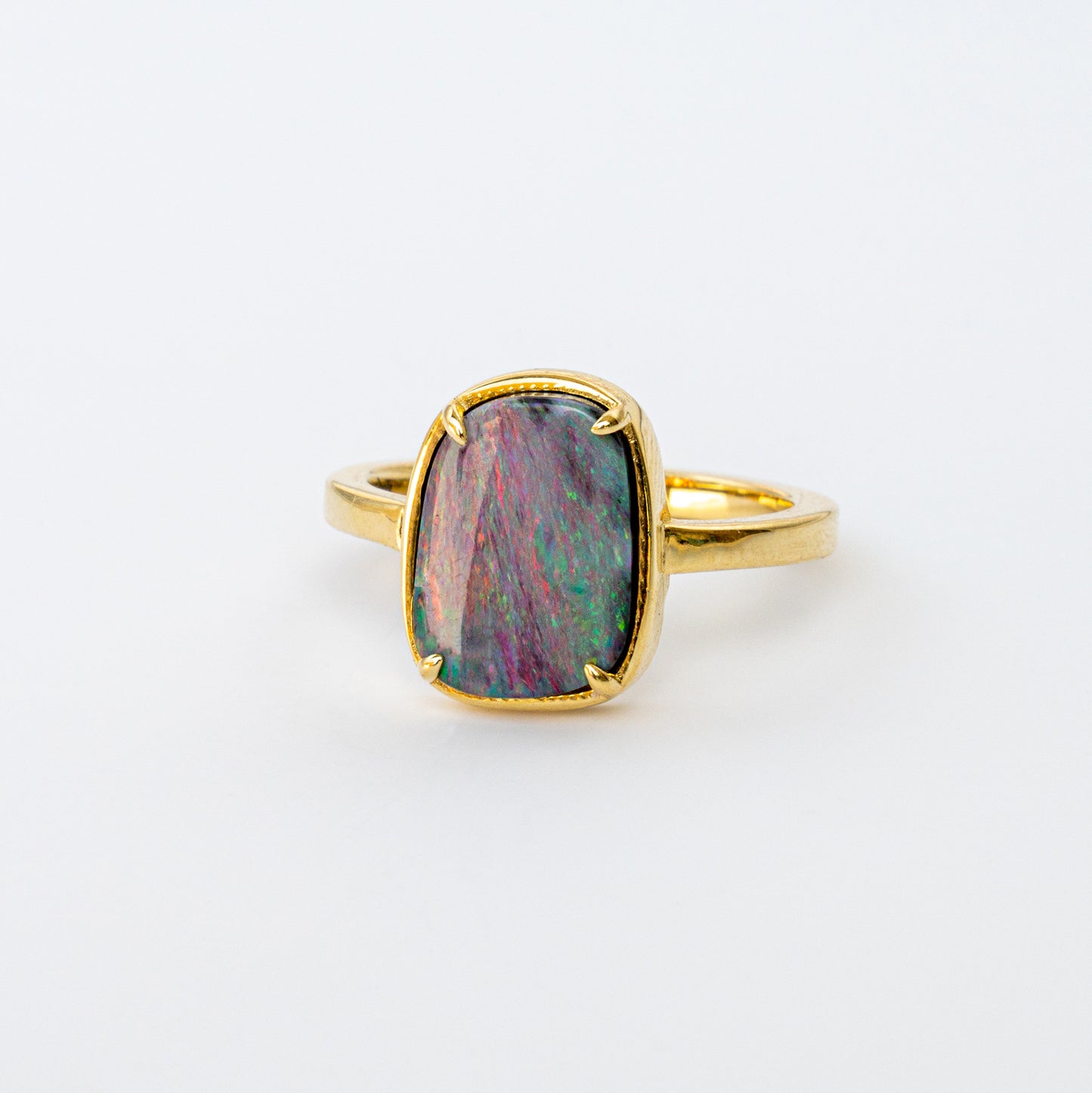 Black Opal One of A Kind Ring No. 2