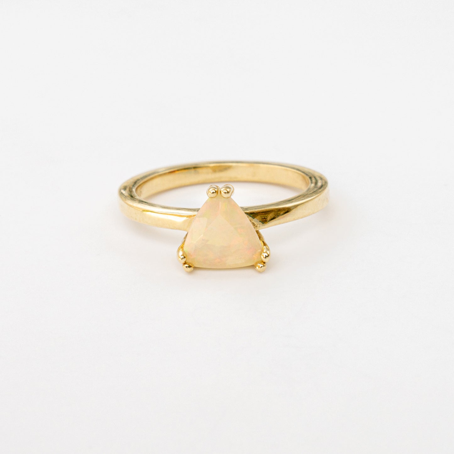 One of A Kind Trillion Opal Ring