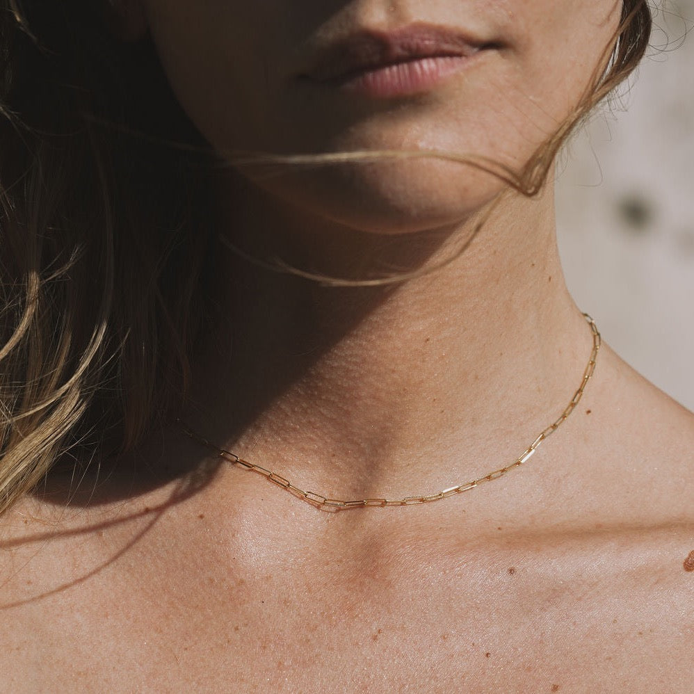 Baby Gold Link Necklace