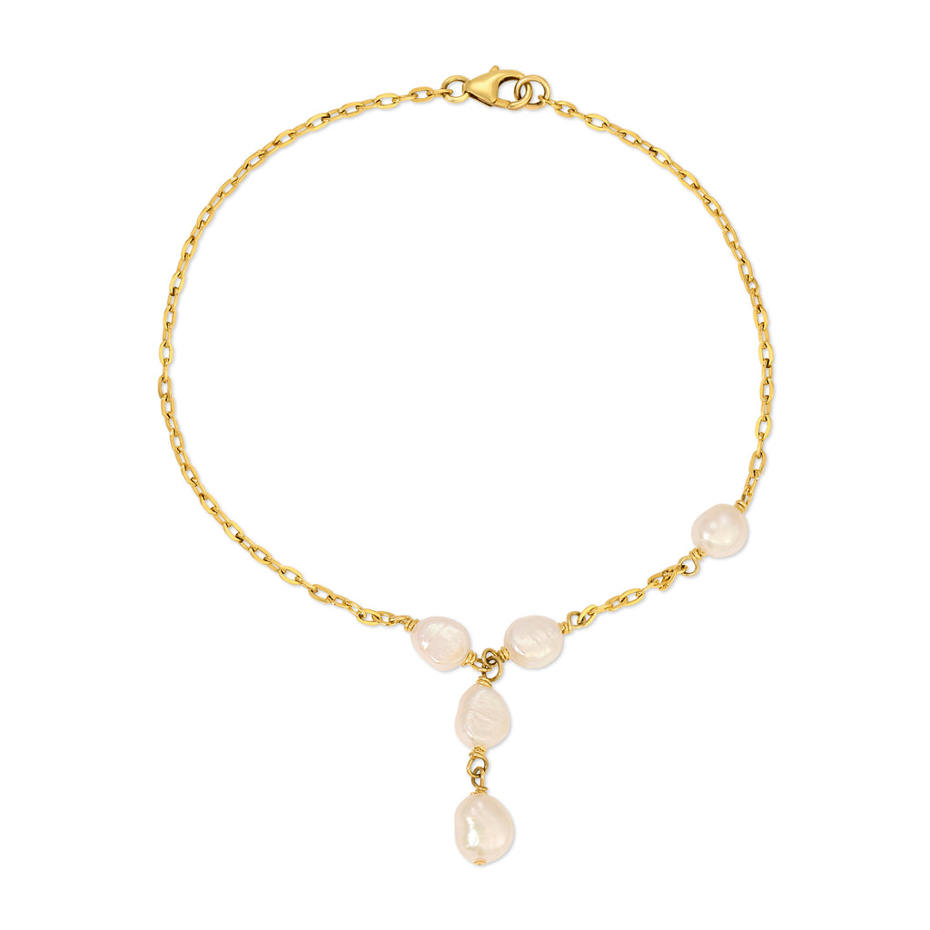 Drip Pearl Anklet