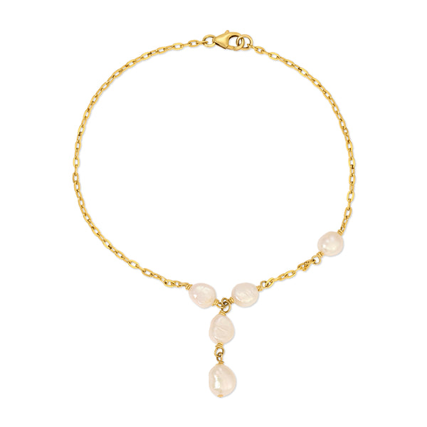 Drip Pearl Anklet