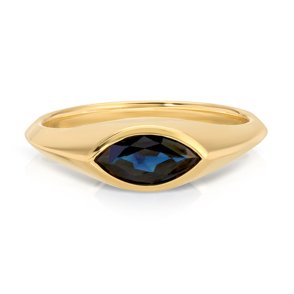 Vintage Heirloom Sapphire Ring Small