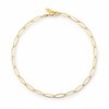 Marquise Solid Gold Necklace
