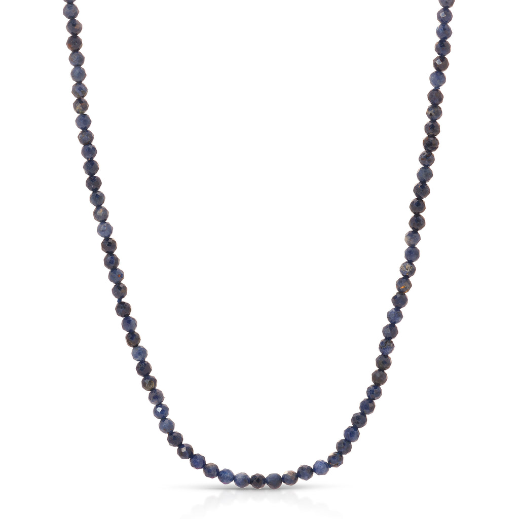 Natural Sapphire Bead Necklace