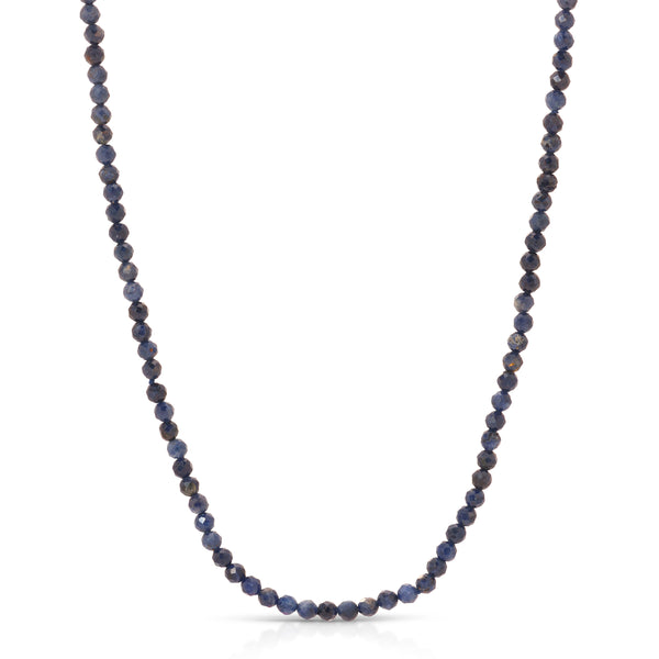 Natural Sapphire Bead Necklace
