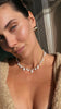 Pearl Charm Necklace Gold