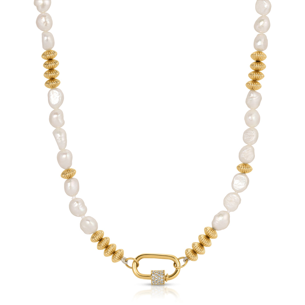 Pearl Lock Necklace