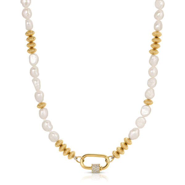 Pearl Lock Necklace
