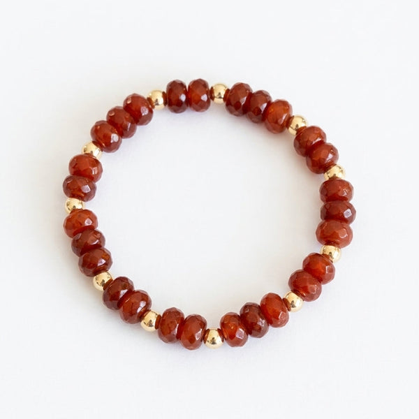 Red carnelian bracelet
