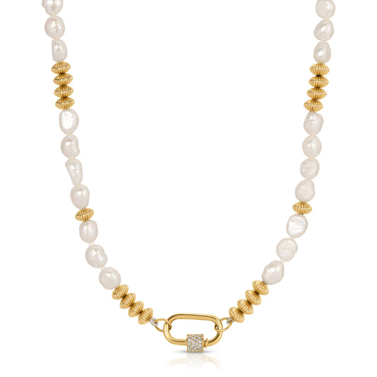 Pearl Lock Necklace