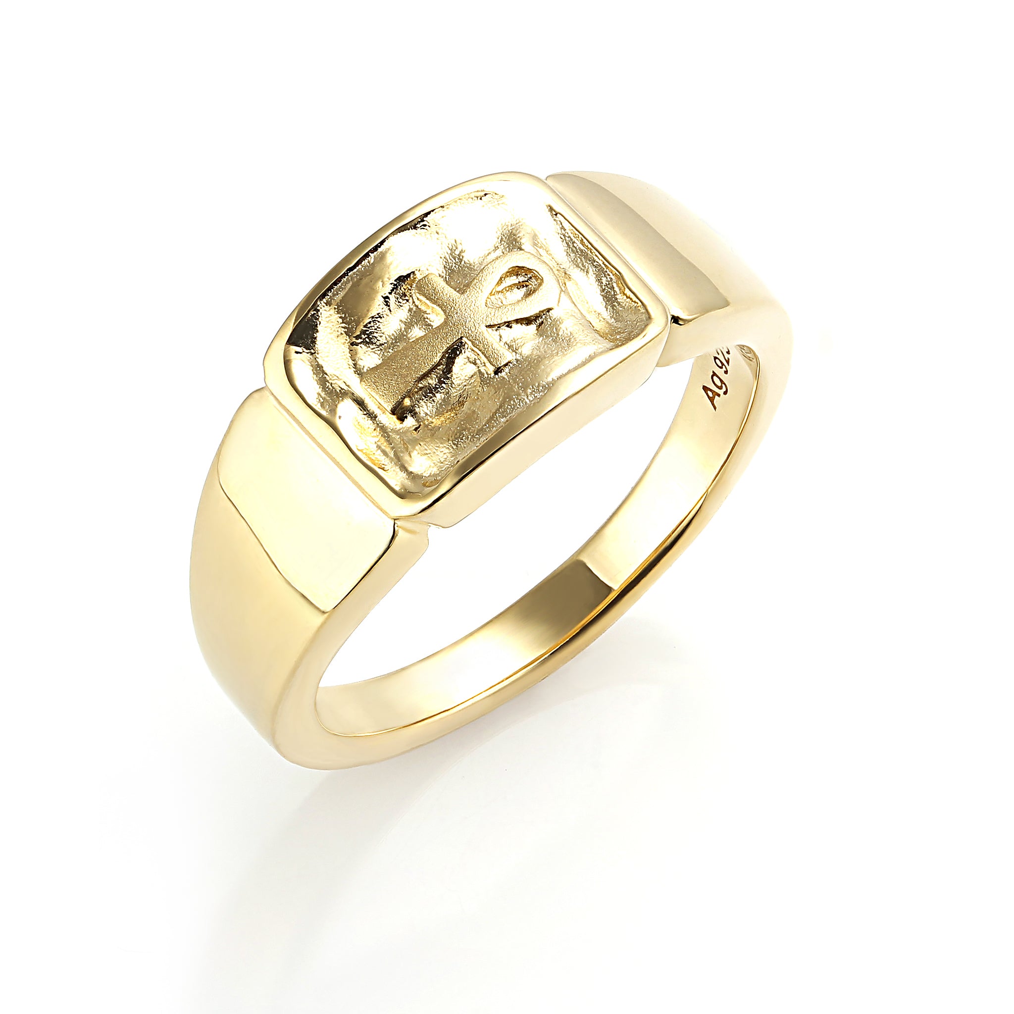 Buy Gold Ankh Ring, Yellow Gold Ring, Unisex Ring, Egyptian Ring, Egyptian  Symbol, Egyptian Jewelry, 14K Yellow Gold Ring, Ankh Jewelry A19988 Online  in India - Etsy