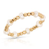 14k Gold & Pearl Stretch Ring