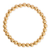 6mm Gold Bead Bracelet