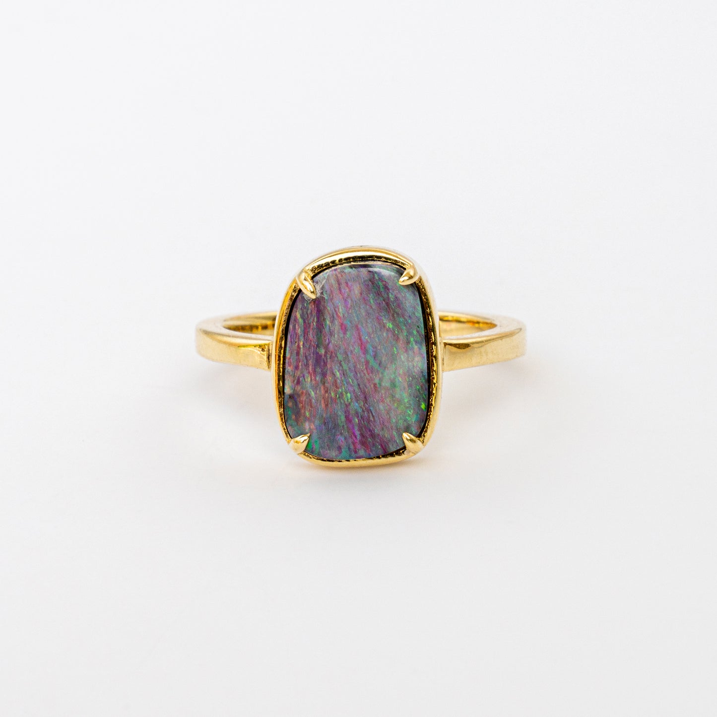 Black Opal One of A Kind Ring No. 2