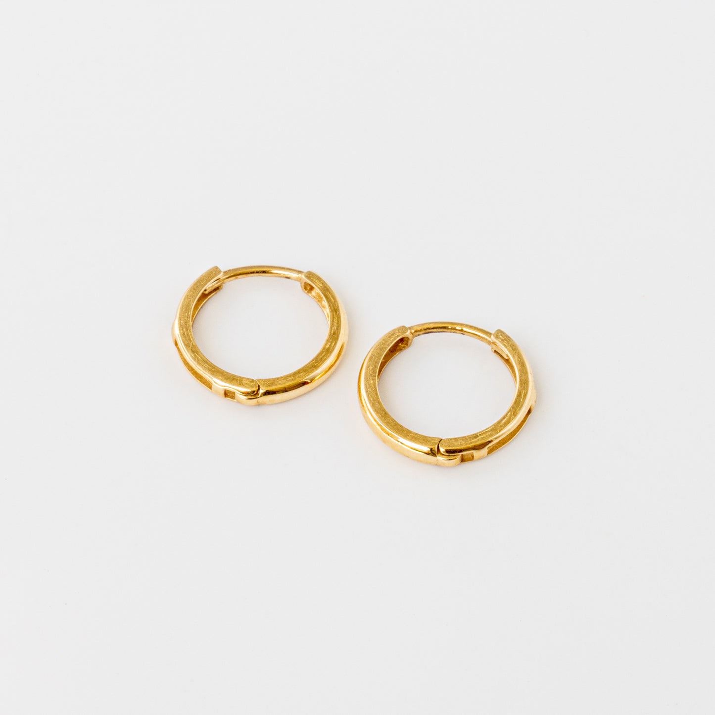 14K Small Gold Hoops