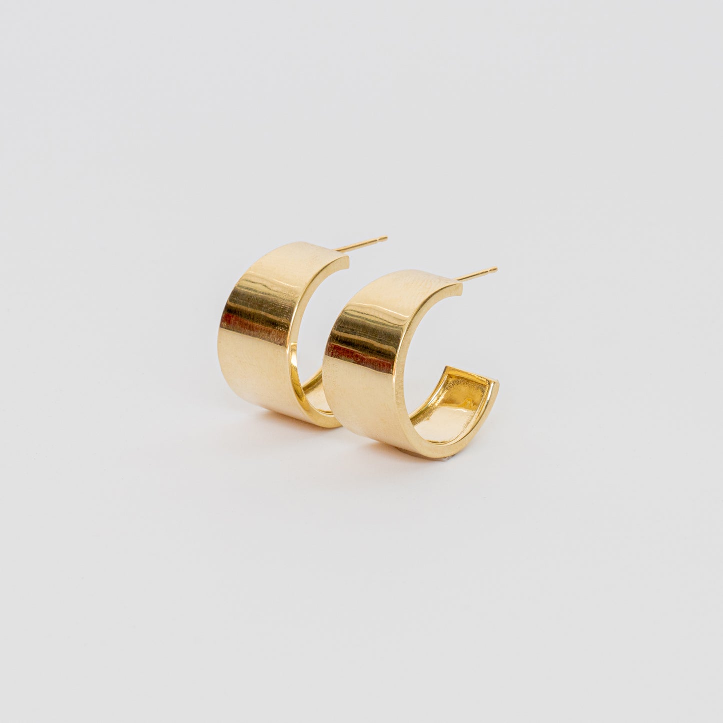 14k Solid Gold Hoops