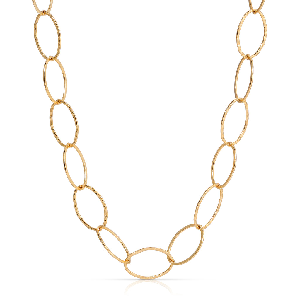 Large Oval Link Chain Necklace