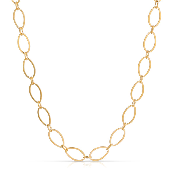 Oval Link Chain Necklace