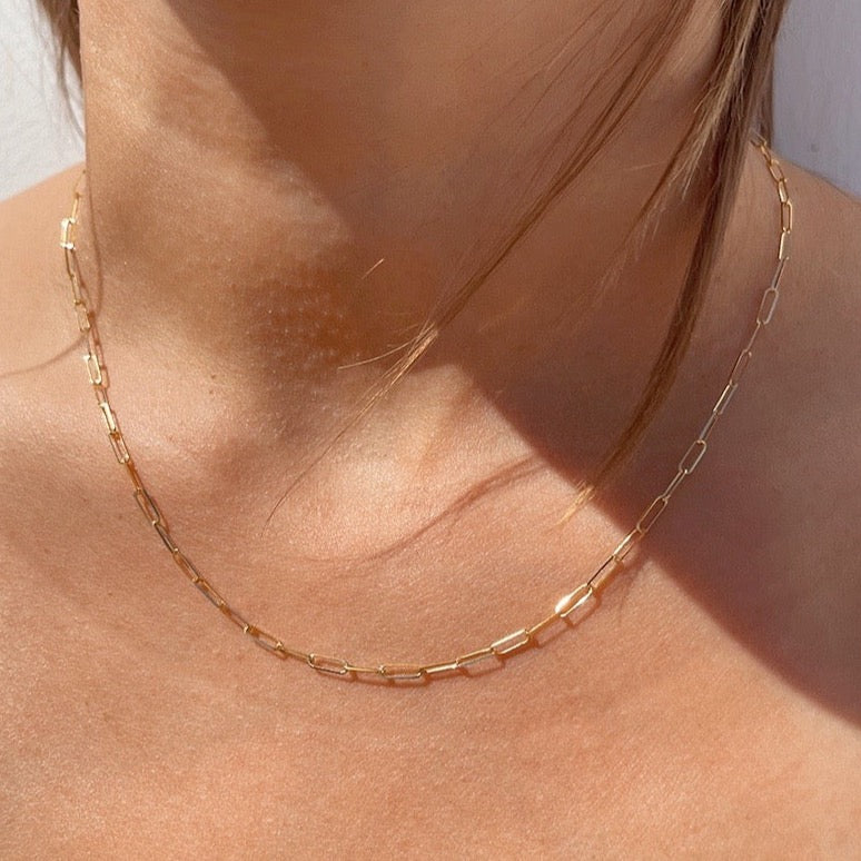 Baby Gold Link Necklace